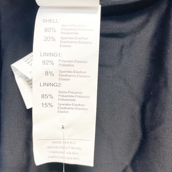 Cupshe Women's Black Cheeky Underwire Tummy Control One Piece Swimsuit Large - Picture 6 of 7